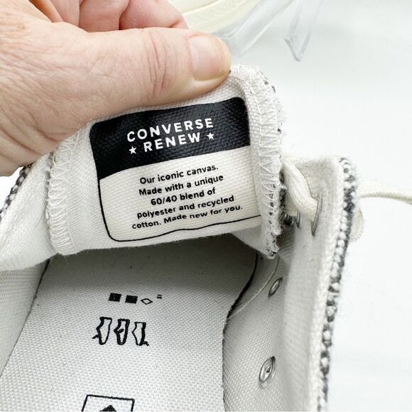 Converse Men's  chuck 70 recycled low-top Oxford sneakers Sz 8.5‎ - Picture 8 of 14